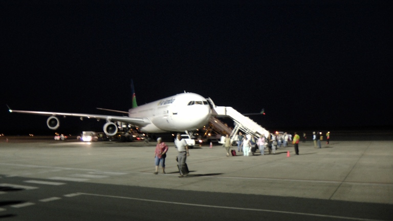 Gelandet in Windhoek